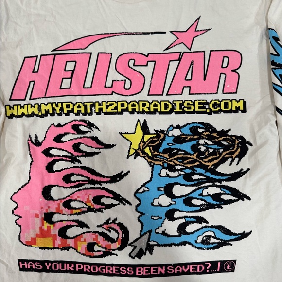Authentic Hellstar long-sleeve t shirt with NFC tag and chip - Picture 3 of 11